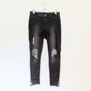 Black denim leggings HUE